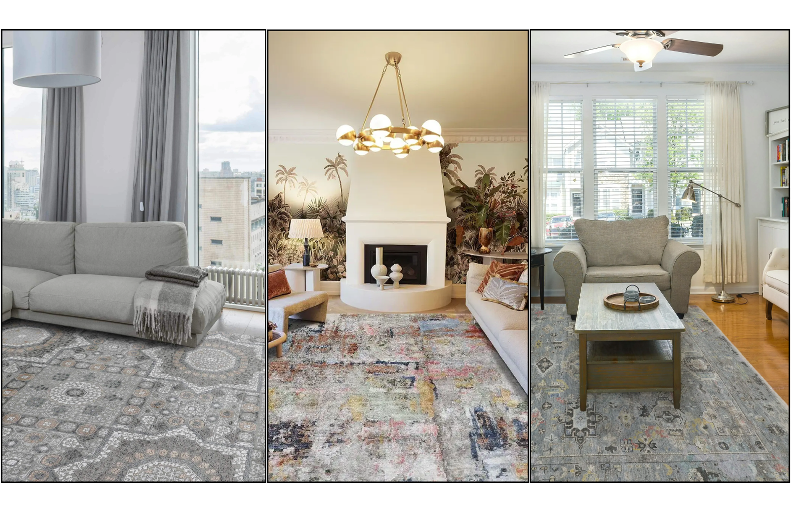 Carpets in Delhi featuring modern, contemporary and traditional rug designs for different interior styles