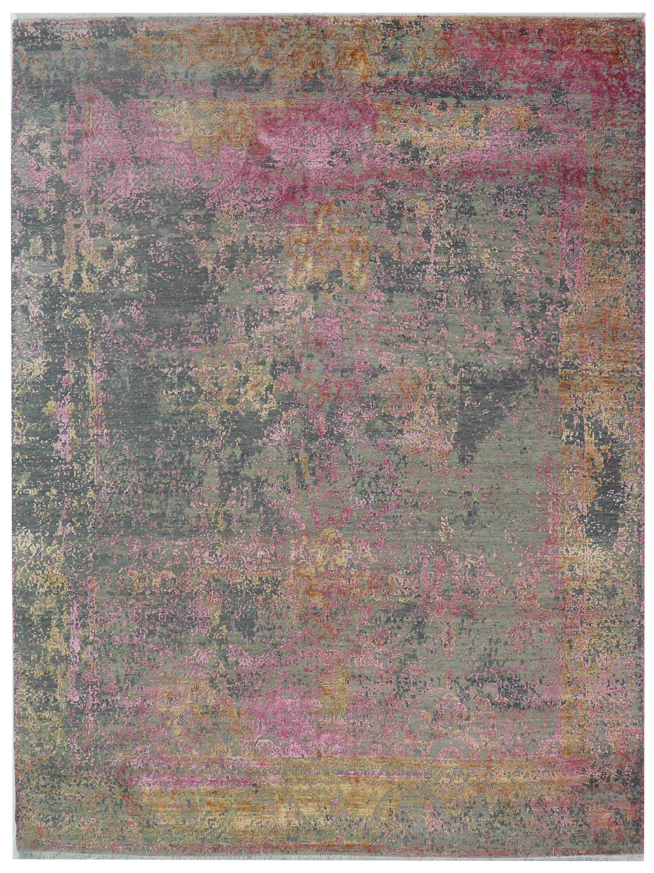 BLUSH REVERIE | FT 8' X 10' | TRADITIONAL RUGS | CITRUS/PINK COLOR - Luxurify