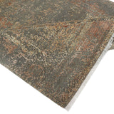 MEADOW | FT 8' X 10' | TRADITIONAL  RUGS | GREY-RUST COLOR