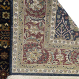 ORDINAL | FT 5' X 7' | TRADITIONAL RUGS | IVORY/BLUE COLOR