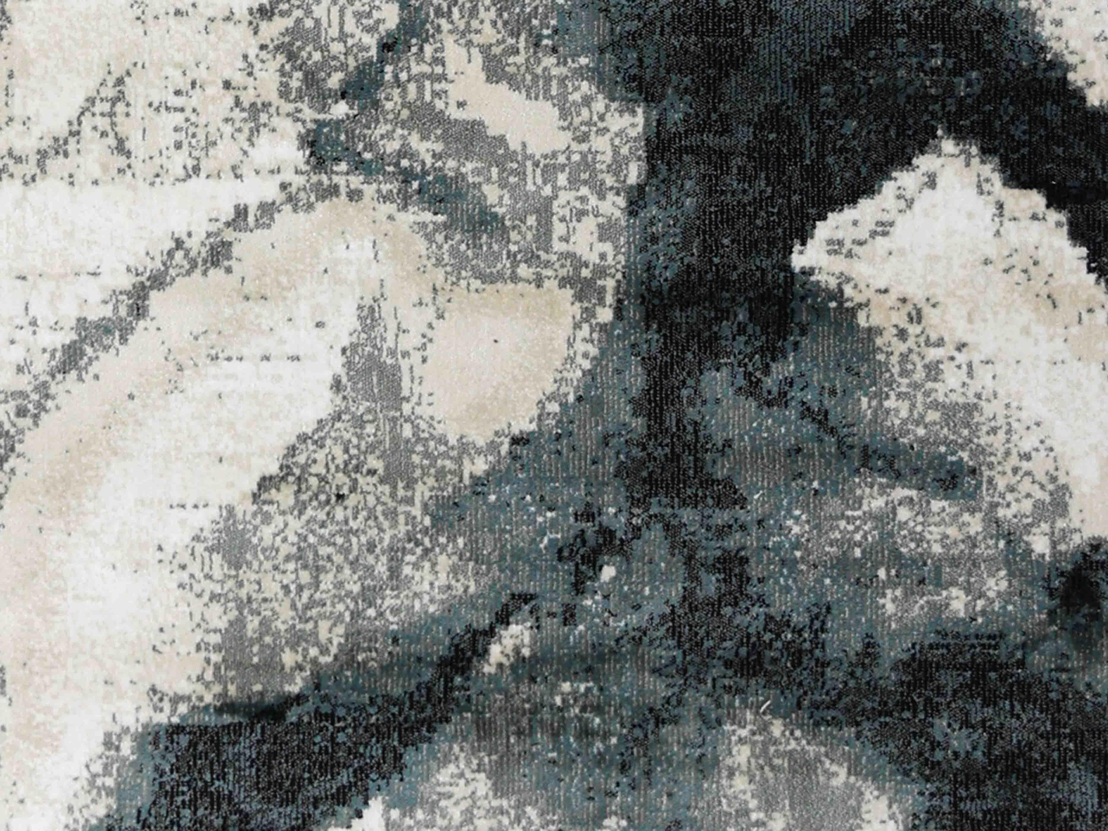 MN-001 | FT 2' X 5' | FT 3' X 5' | FT 4' X 6' | FT 5' X 7' | FT 6' X 9' | MODERN RUGS | COBALT/WALNUT - Luxurify