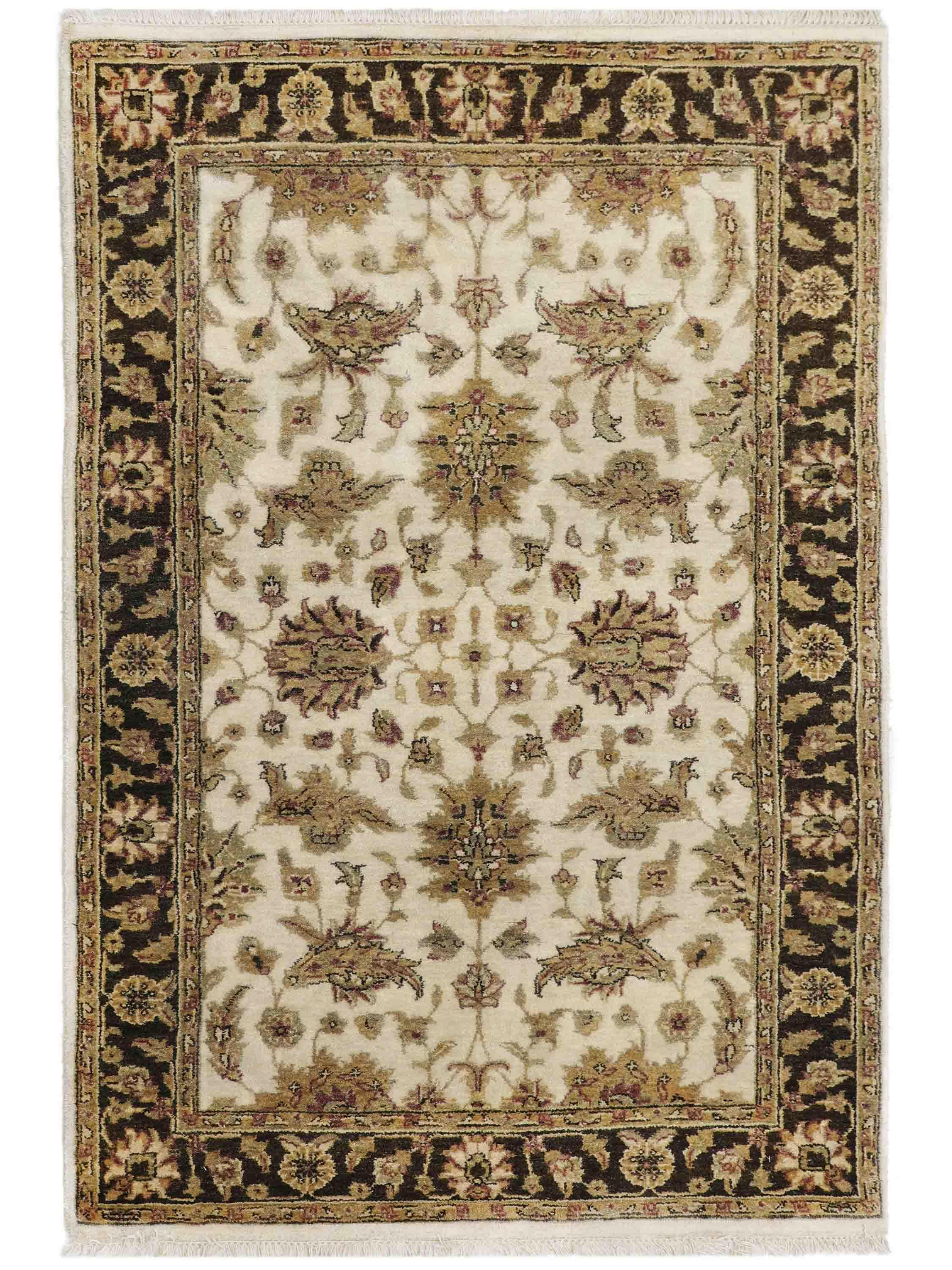 Ivory Manor Color CLASSIC MANOR | FT 4' X 6' | TRADITIONAL RUGS | IVORY/BROWN COLOR ...