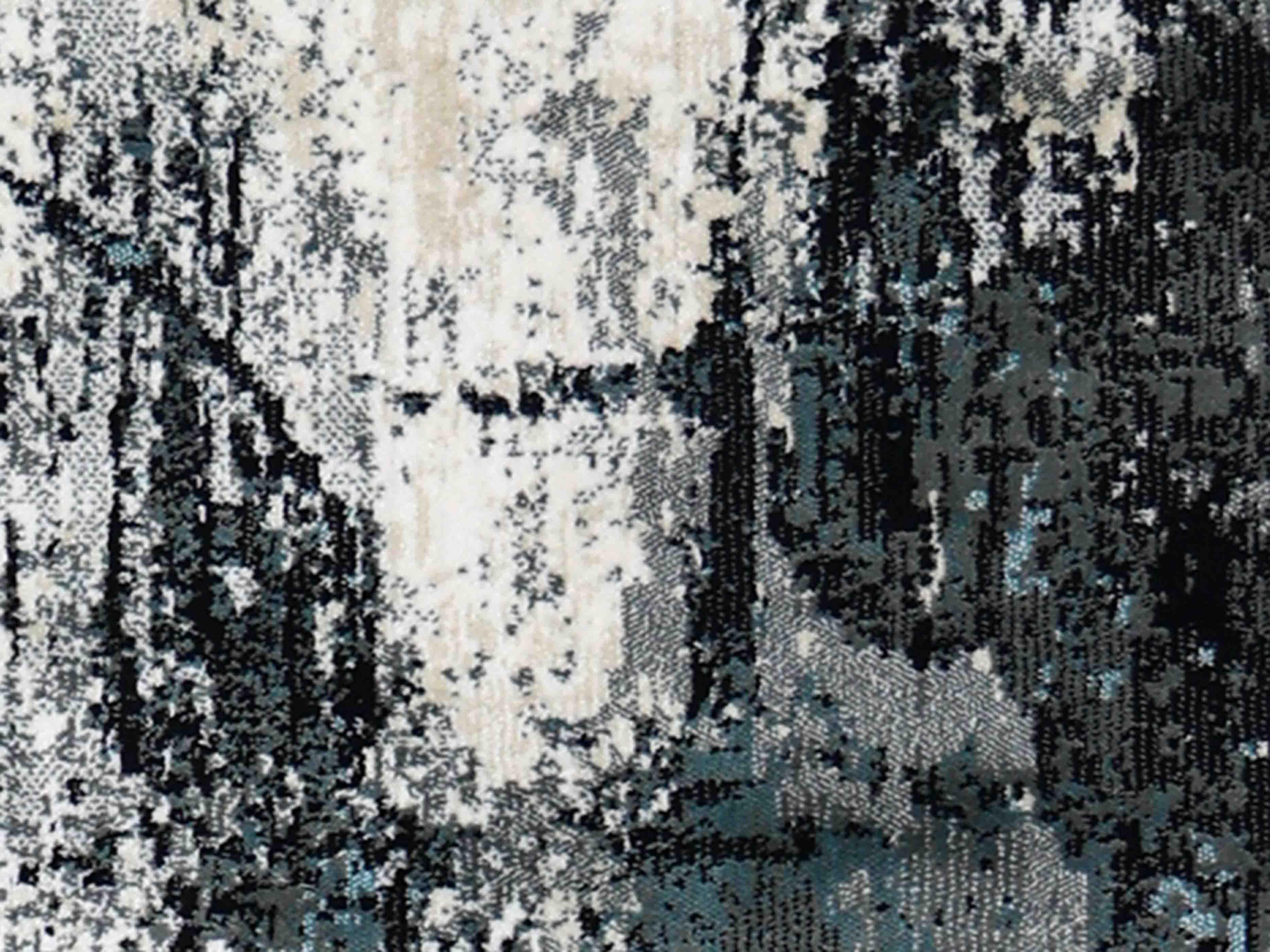 MN-007 | FT 2' X 5' | FT 3' X 5' | FT 4' X 6' | FT 5' X 7' | FT 6' X 9' | MODERN RUGS | AZURE/GREY - Luxurify