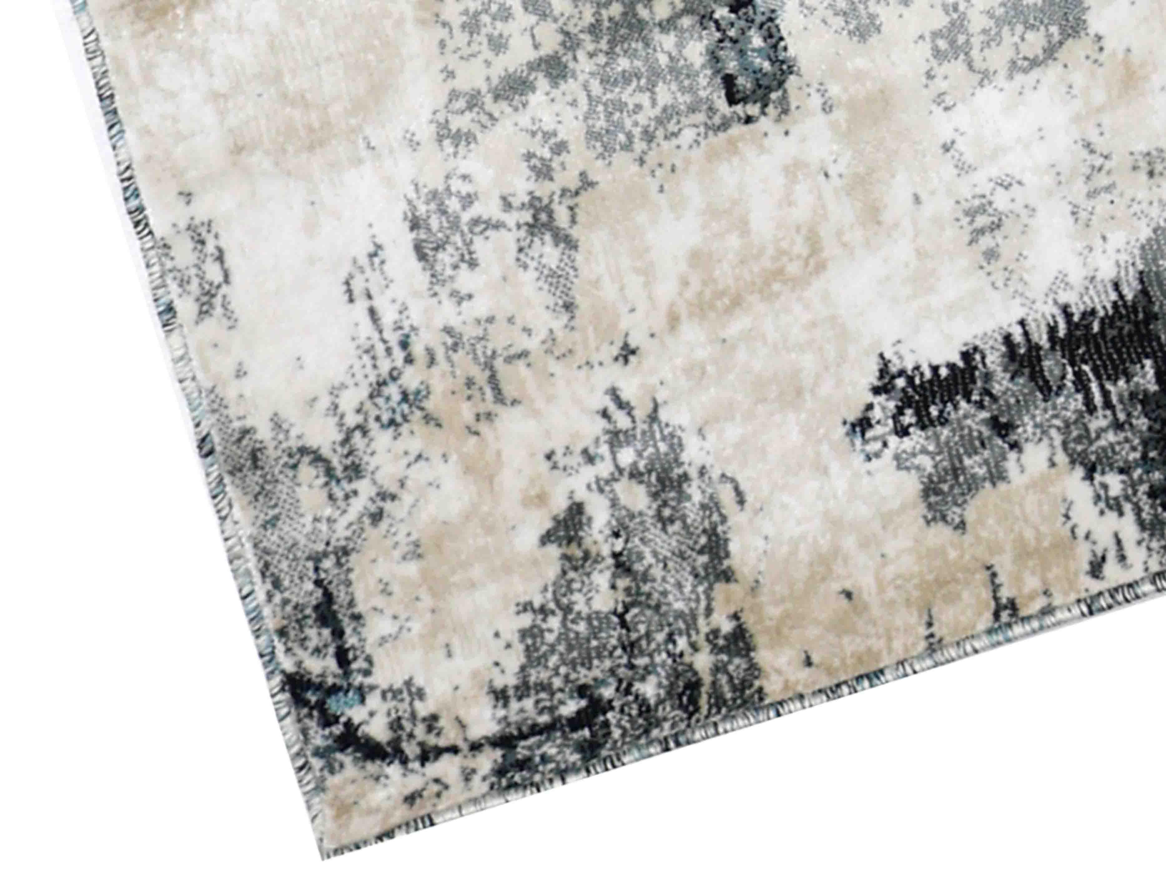 MN-007 | FT 2' X 5' | FT 3' X 5' | FT 4' X 6' | FT 5' X 7' | FT 6' X 9' | MODERN RUGS | AZURE/GREY - Luxurify