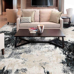 MN-007 | FT 2' X 5' | FT 3' X 5' | FT 4' X 6' | FT 5' X 7' | FT 6' X 9' | MODERN RUGS | AZURE/GREY - Luxurify