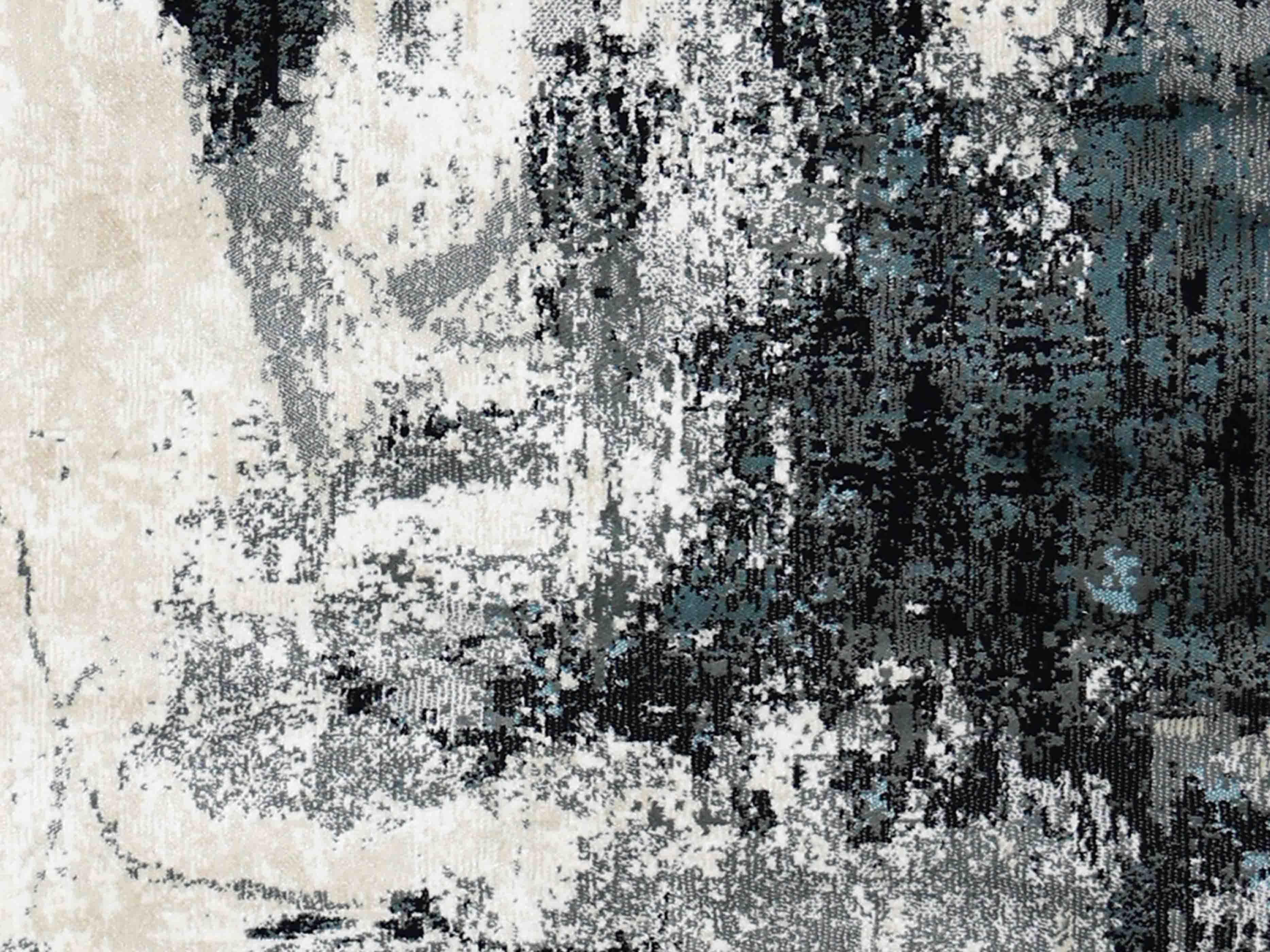 MN-007 | FT 2' X 5' | FT 3' X 5' | FT 4' X 6' | FT 5' X 7' | FT 6' X 9' | MODERN RUGS | AZURE/GREY - Luxurify