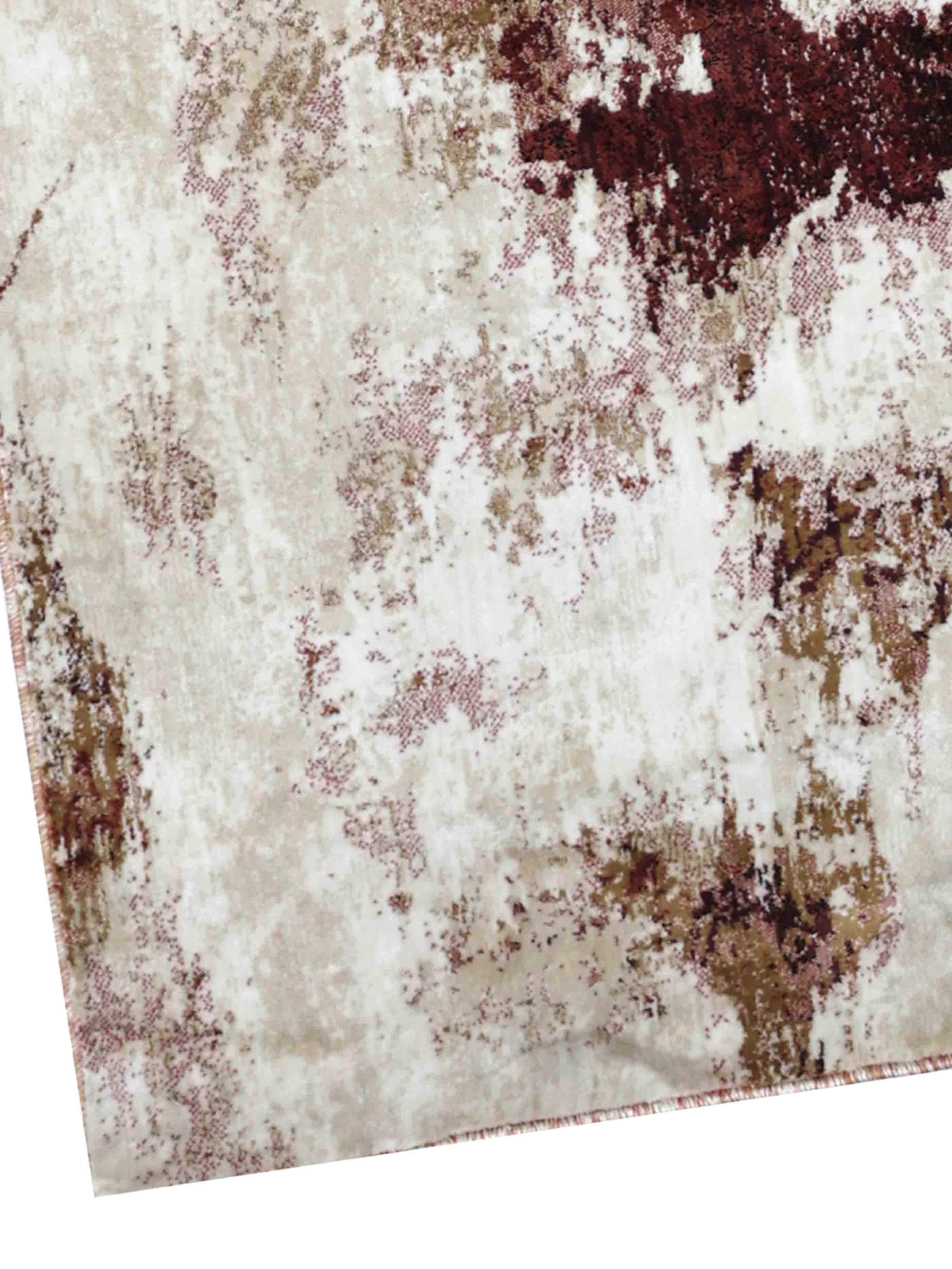 MN-007 | FT 2' X 5' | FT 3' X 5' | FT 4' X 6' | FT 5' X 7' | FT 6' X 9' | MODERN RUGS | MAROON/RUST - Luxurify
