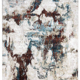 MN-007 | FT 2' X 5' | FT 3' X 5' | FT 4' X 6' | FT 5' X 7' | FT 6' X 9' | MODERN RUGS | ROYAL/CHESTNUT - Luxurify