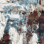 MN-007 | FT 2' X 5' | FT 3' X 5' | FT 4' X 6' | FT 5' X 7' | FT 6' X 9' | MODERN RUGS | ROYAL/CHESTNUT - Luxurify