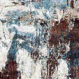 MN-007 | FT 2' X 5' | FT 3' X 5' | FT 4' X 6' | FT 5' X 7' | FT 6' X 9' | MODERN RUGS | ROYAL/CHESTNUT - Luxurify
