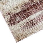 MN-006 | FT 2' X 5' | FT 3' X 5' | FT 4' X 6' | FT 5' X 7' | FT 6' X 9' | MODERN RUGS | BURGUNDY/WALNUT - Luxurify