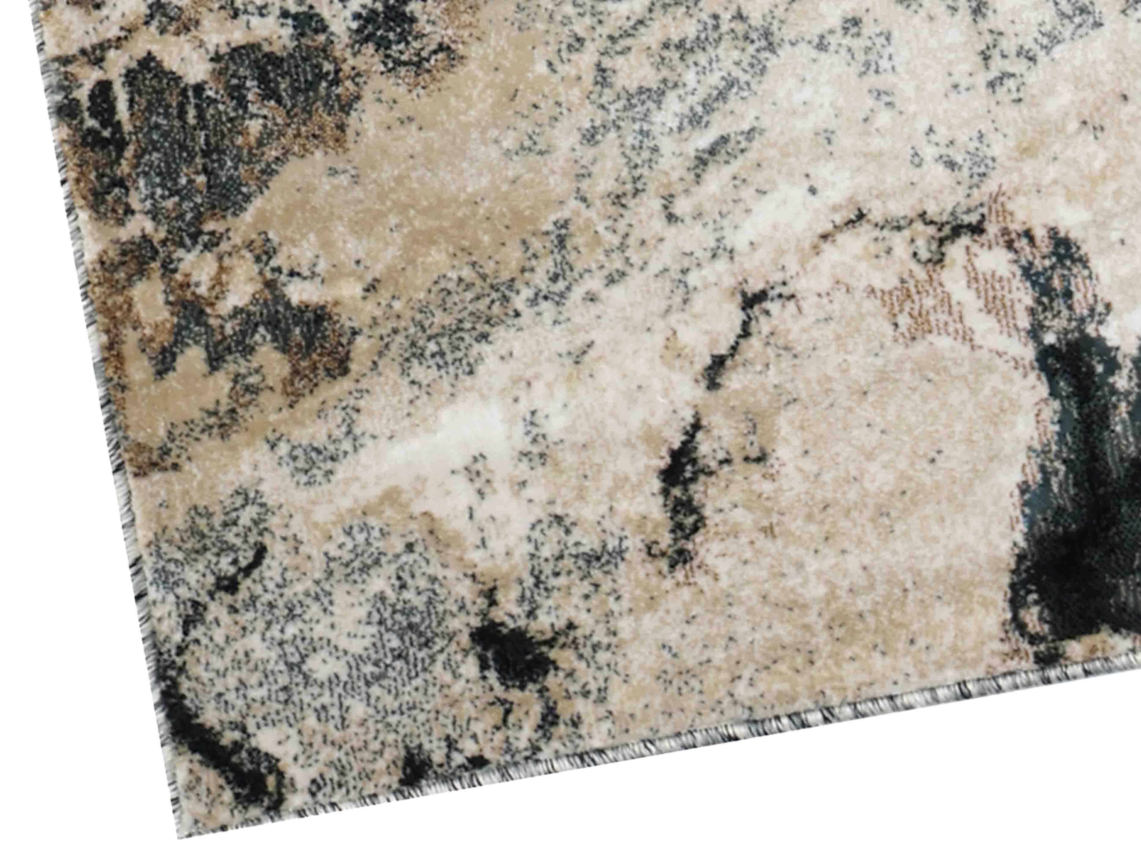 MN-002 | FT 2' X 5' | FT 3' X 5' | FT 4' X 6' | FT 5' X 7' | FT 6' X 9' | MODERN RUGS | SMOKE/WALNUT - Luxurify