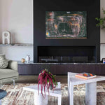 MN-008 | FT 2' X 5' | FT 3' X 5' | FT 4' X 6' | FT 5' X 7' | FT 6' X 9' | MODERN RUGS | RUST/WALNUT - Luxurify