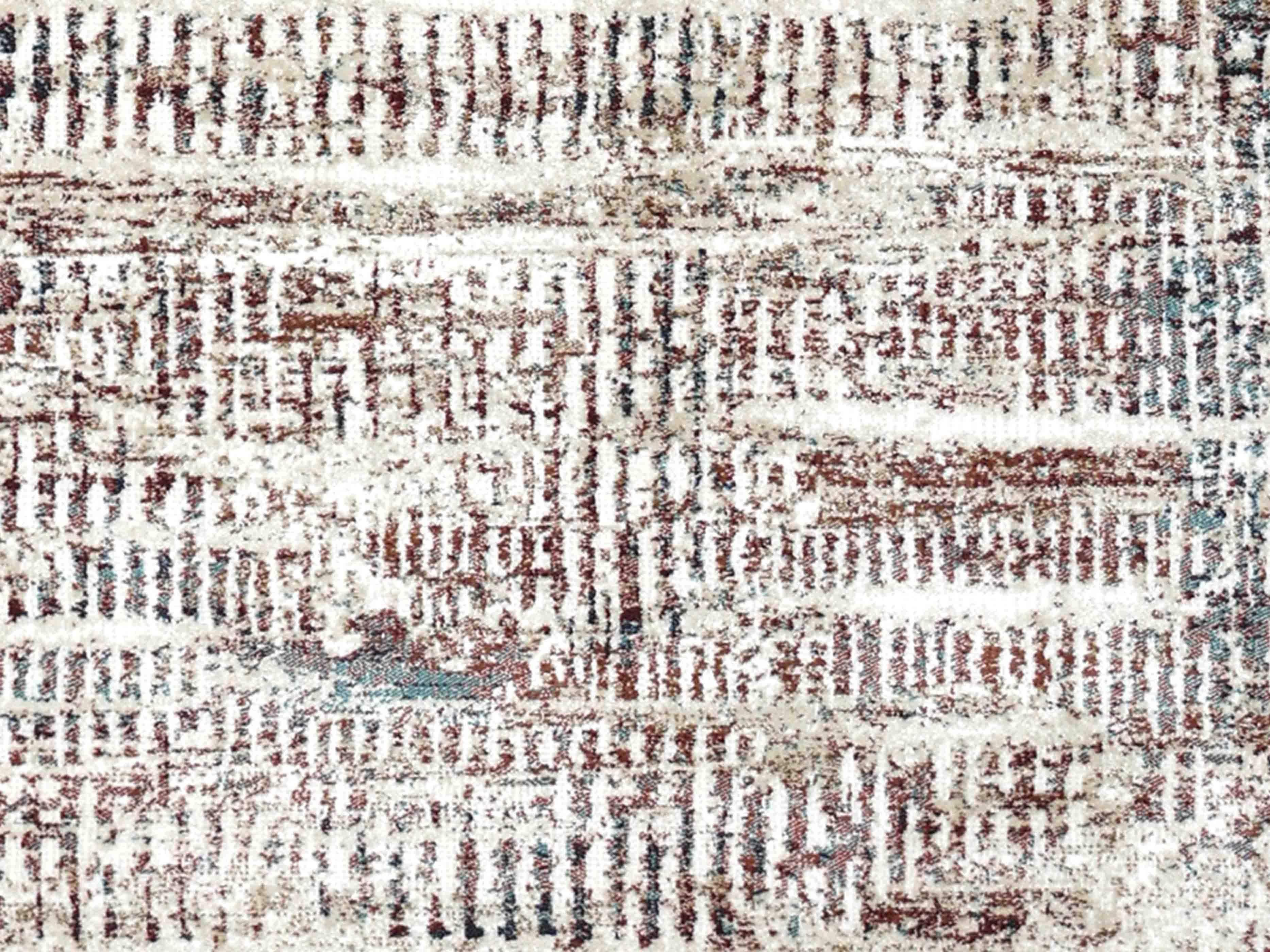 MN-008 | FT 2' X 5' | FT 3' X 5' | FT 4' X 6' | FT 5' X 7' | FT 6' X 9' | MODERN RUGS | RUST/WALNUT - Luxurify