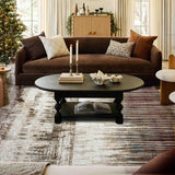 MN-006 | FT 2' X 5' | FT 3' X 5' | FT 4' X 6' | FT 5' X 7' | FT 6' X 9' | MODERN RUGS | WALNUT/RUST - Luxurify
