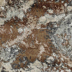 MN-002 | FT 2' X 5' | FT 3' X 5' | FT 4' X 6' | FT 5' X 7' | FT 6' X 9' | MODERN RUGS | WALNUT/RUST - Luxurify