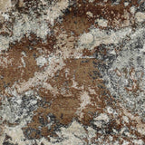 MN-002 | FT 2' X 5' | FT 3' X 5' | FT 4' X 6' | FT 5' X 7' | FT 6' X 9' | MODERN RUGS | WALNUT/RUST - Luxurify