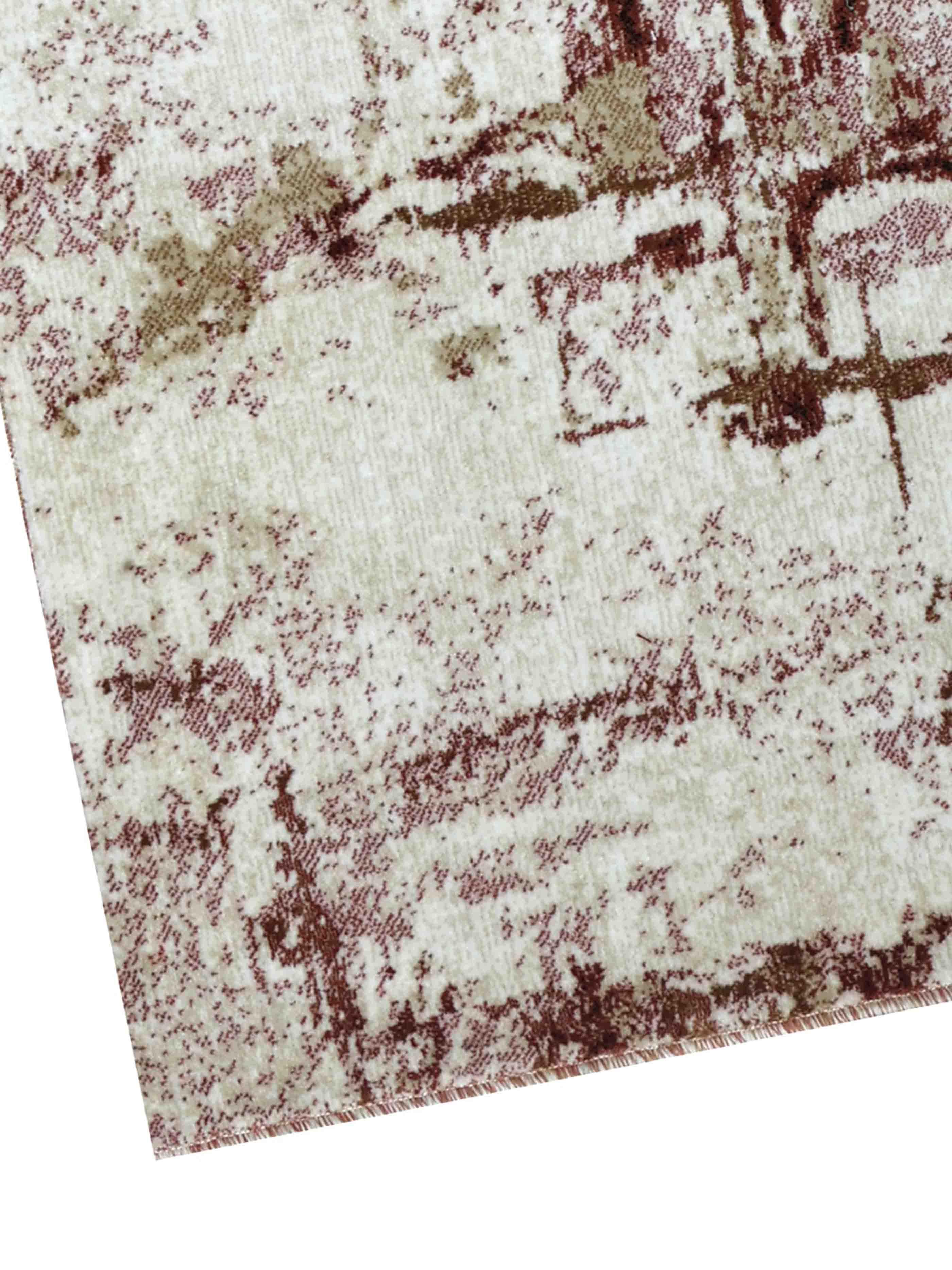 MN-004 | FT 2' X 5' | FT 3' X 5' | FT 4' X 6' | FT 5' X 7' | FT 6' X 9' | MODERN RUGS | ROSE/RUST - Luxurify