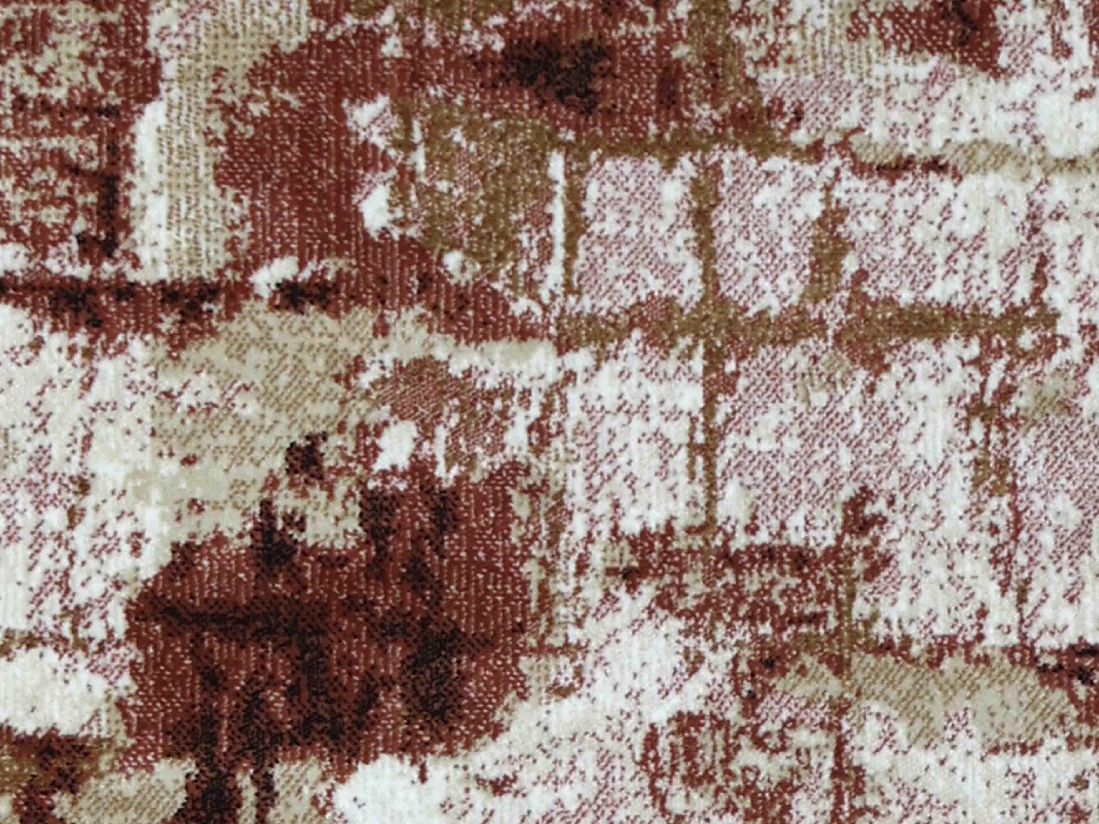 MN-004 | FT 2' X 5' | FT 3' X 5' | FT 4' X 6' | FT 5' X 7' | FT 6' X 9' | MODERN RUGS | ROSE/RUST - Luxurify