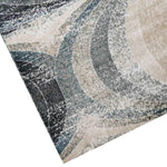 MN-009 | FT 2' X 5' | FT 3' X 5' | FT 4' X 6' | FT 5' X 7' | FT 6' X 9' | MODERN RUGS | GREY/WALNUT - Luxurify