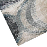 MN-009 | FT 2' X 5' | FT 3' X 5' | FT 4' X 6' | FT 5' X 7' | FT 6' X 9' | MODERN RUGS | GREY/WALNUT - Luxurify