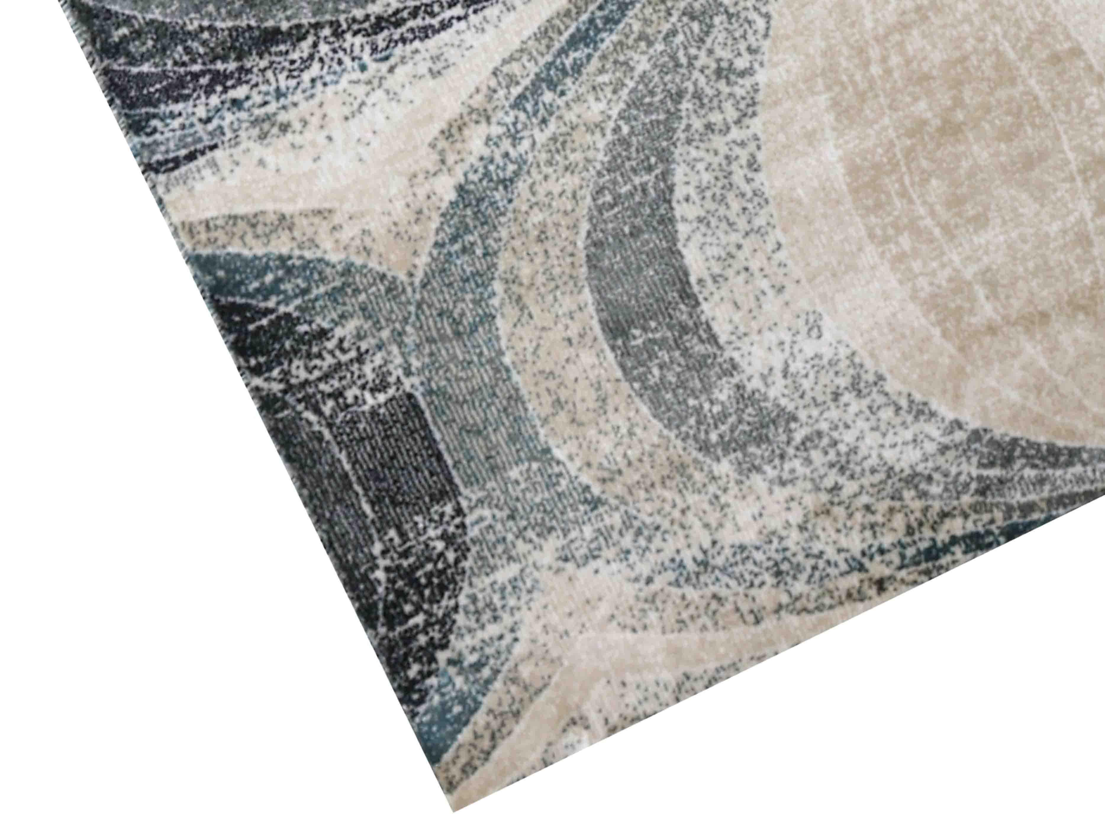 MN-009 | FT 2' X 5' | FT 3' X 5' | FT 4' X 6' | FT 5' X 7' | FT 6' X 9' | MODERN RUGS | GREY/WALNUT - Luxurify