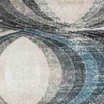 MN-009 | FT 2' X 5' | FT 3' X 5' | FT 4' X 6' | FT 5' X 7' | FT 6' X 9' | MODERN RUGS | GREY/WALNUT - Luxurify