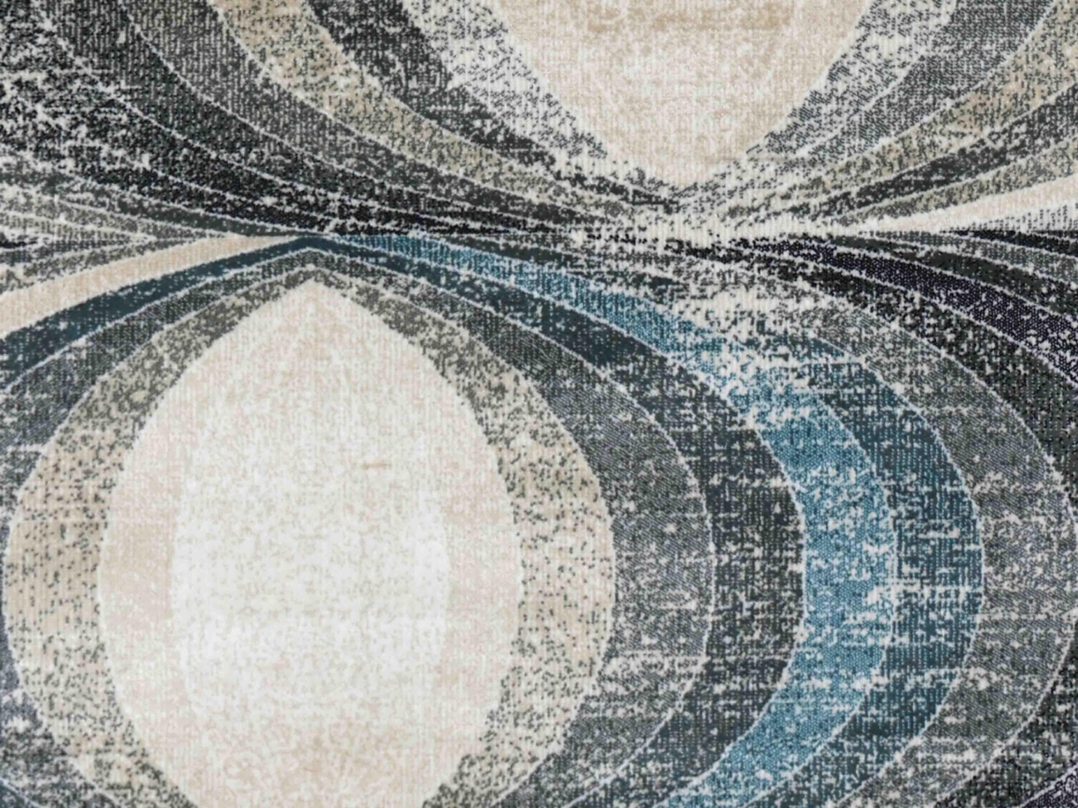 MN-009 | FT 2' X 5' | FT 3' X 5' | FT 4' X 6' | FT 5' X 7' | FT 6' X 9' | MODERN RUGS | GREY/WALNUT - Luxurify