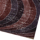MN-009 | FT 2' X 5' | FT 3' X 5' | FT 4' X 6' | FT 5' X 7' | FT 6' X 9' | MODERN RUGS | MAROON/RUST - Luxurify