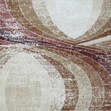 MN-009 | FT 2' X 5' | FT 3' X 5' | FT 4' X 6' | FT 5' X 7' | FT 6' X 9' | MODERN RUGS | MAROON/RUST - Luxurify