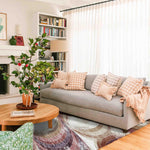 MN-009 | FT 2' X 5' | FT 3' X 5' | FT 4' X 6' | FT 5' X 7' | FT 6' X 9' | MODERN RUGS | MAROON/RUST - Luxurify