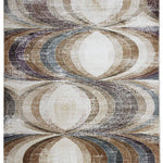 MN-009 | FT 2' X 5' | FT 3' X 5' | FT 4' X 6' | FT 5' X 7' | FT 6' X 9' | MODERN RUGS | RUST/WALNUT - Luxurify