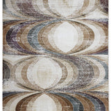 MN-009 | FT 2' X 5' | FT 3' X 5' | FT 4' X 6' | FT 5' X 7' | FT 6' X 9' | MODERN RUGS | RUST/WALNUT - Luxurify