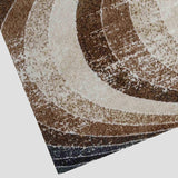 MN-009 | FT 2' X 5' | FT 3' X 5' | FT 4' X 6' | FT 5' X 7' | FT 6' X 9' | MODERN RUGS | RUST/WALNUT - Luxurify