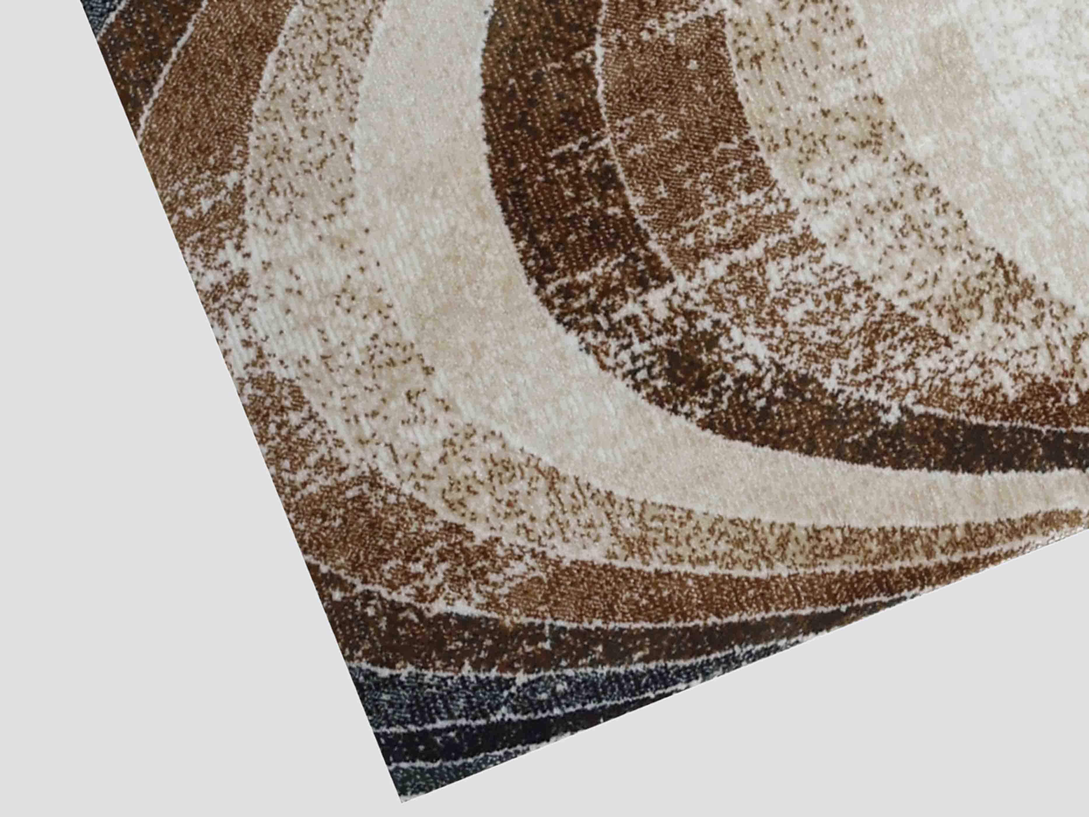 MN-009 | FT 2' X 5' | FT 3' X 5' | FT 4' X 6' | FT 5' X 7' | FT 6' X 9' | MODERN RUGS | RUST/WALNUT - Luxurify