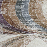 MN-009 | FT 2' X 5' | FT 3' X 5' | FT 4' X 6' | FT 5' X 7' | FT 6' X 9' | MODERN RUGS | RUST/WALNUT - Luxurify