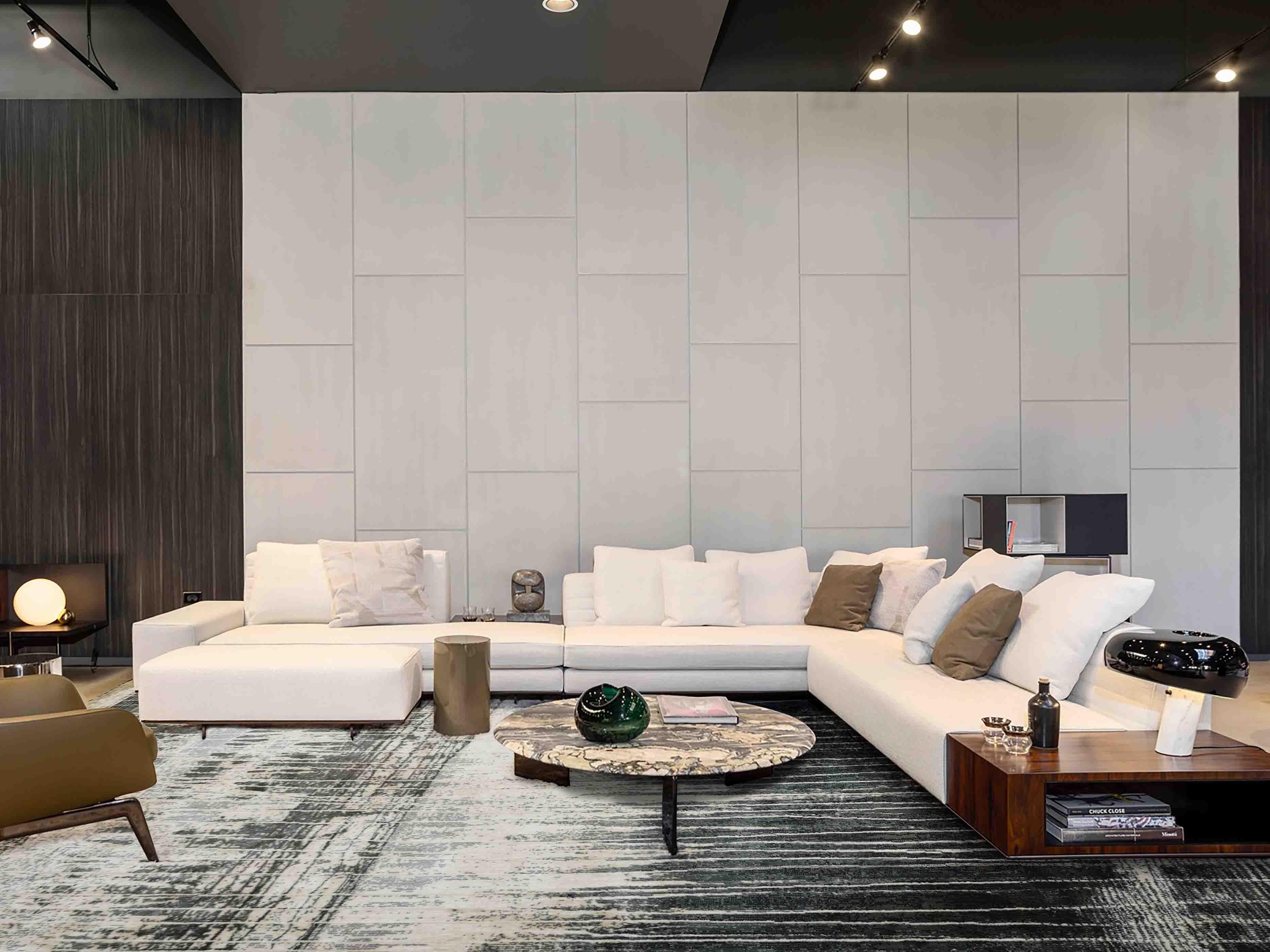 MN-006 | FT 2' X 5' | FT 3' X 5' | FT 4' X 6' | FT 5' X 7' | FT 6' X 9' | MODERN RUGS | CHARCOAL/WALNUT - Luxurify