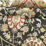 NOCTURNE | FT 8' X 10' | FT 9' X 12' | TRADITIONAL RUGS | IVORY/BLACK COLOR