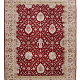 RUBESSE | FT 8' X 10' | TRADITIONAL RUGS | RED-VORY COLOR - Luxurify