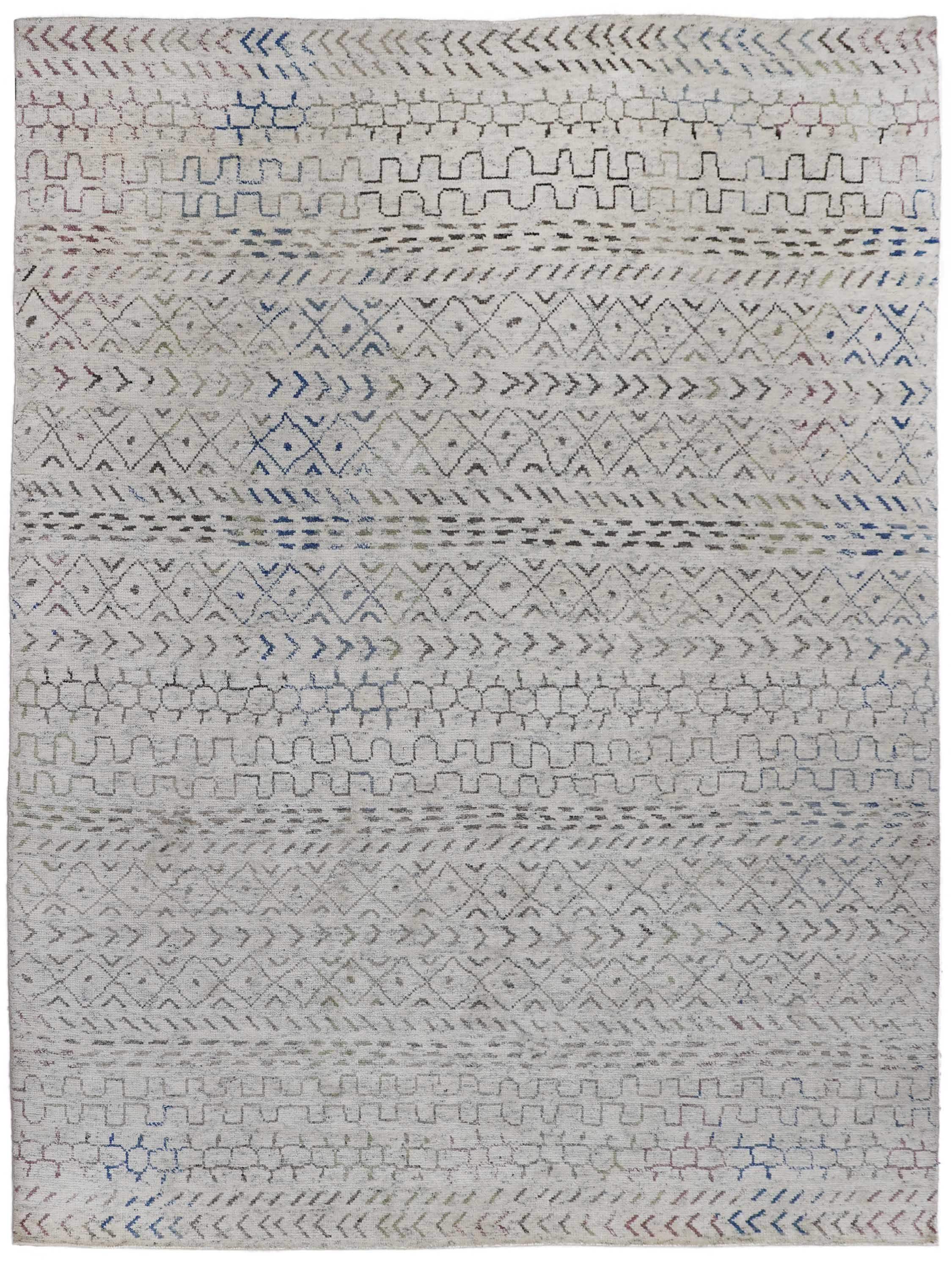 AXELLE | FT 8' X 10' | GEOMETRICAL RUGS | WHITE COLOR - Luxurify