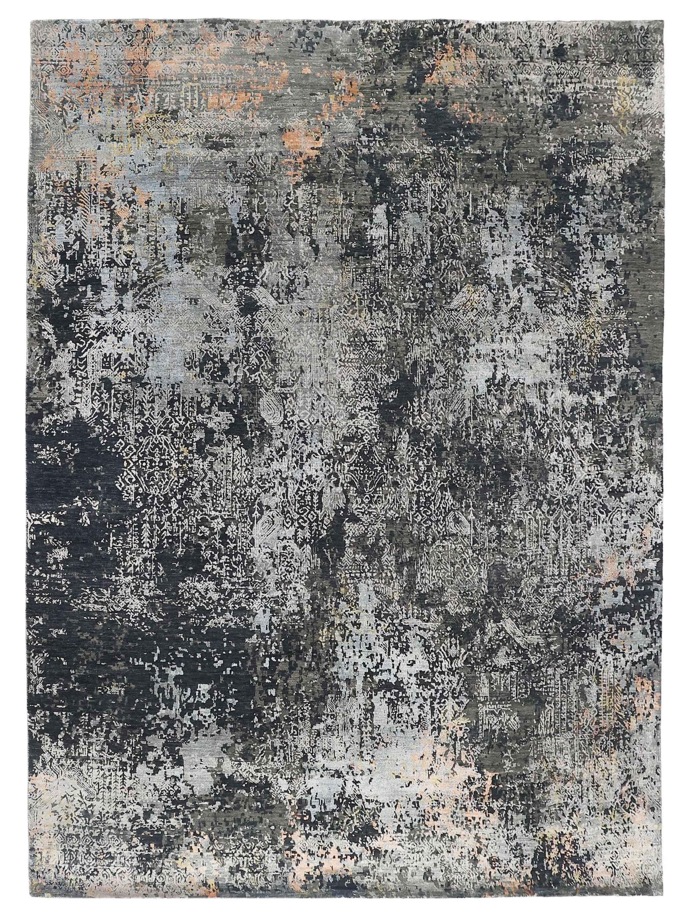 NOIR LEGACY | FT 8' X 10' | TRADITIONAL RUGS | BLACK COLOR - Luxurify