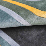 RETRO CIRCUIT | FT 4' X 6' | MODERN RUGS | GREEN COLOR