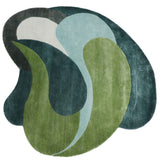 EROS | FT 5' X 5' | MODERN RUGS | GREEN COLOR