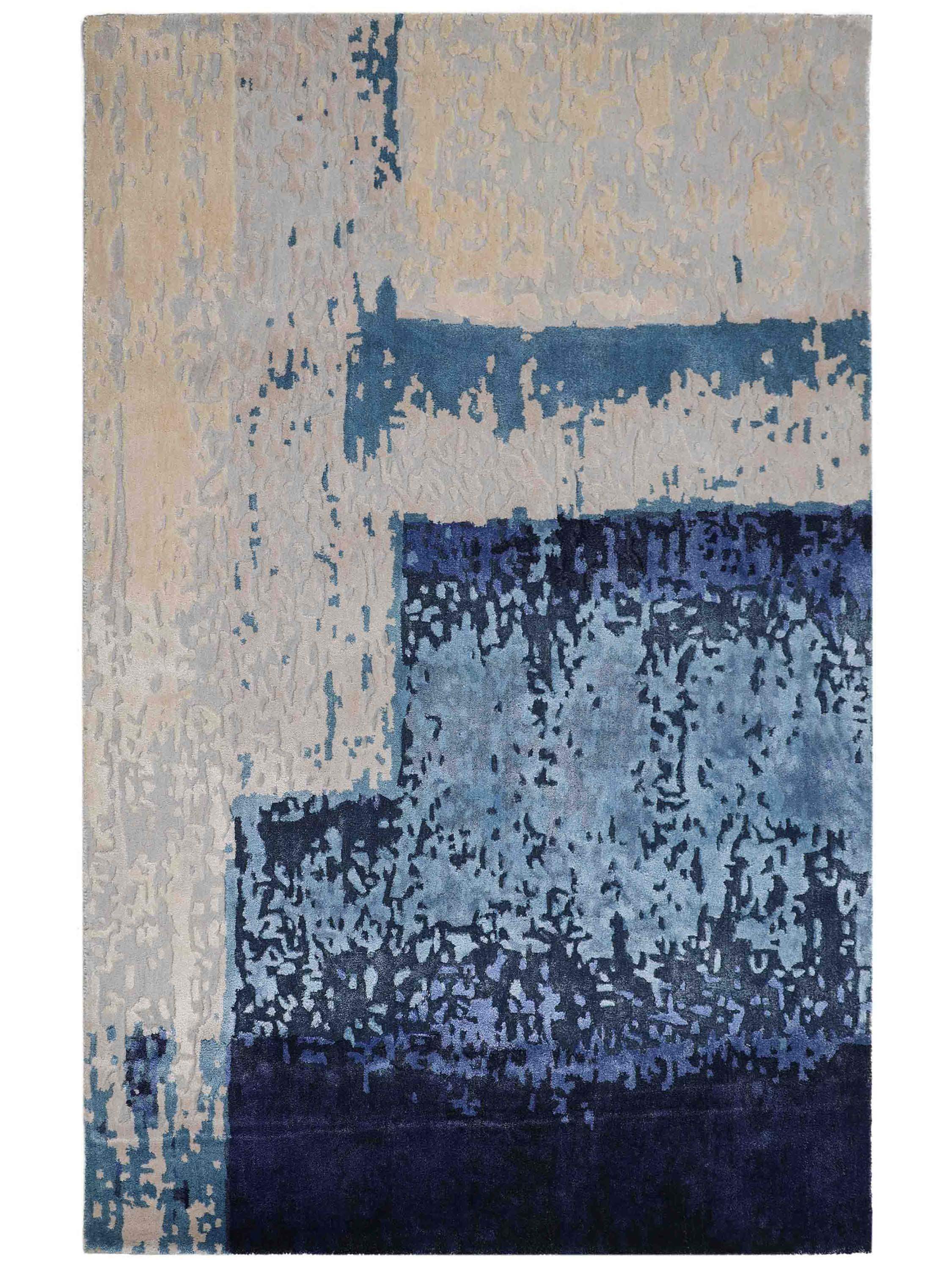 MIDNIGHT SHORE | FT 4' X 6' | MODERN RUGS | BLUE COLOR - Luxurify