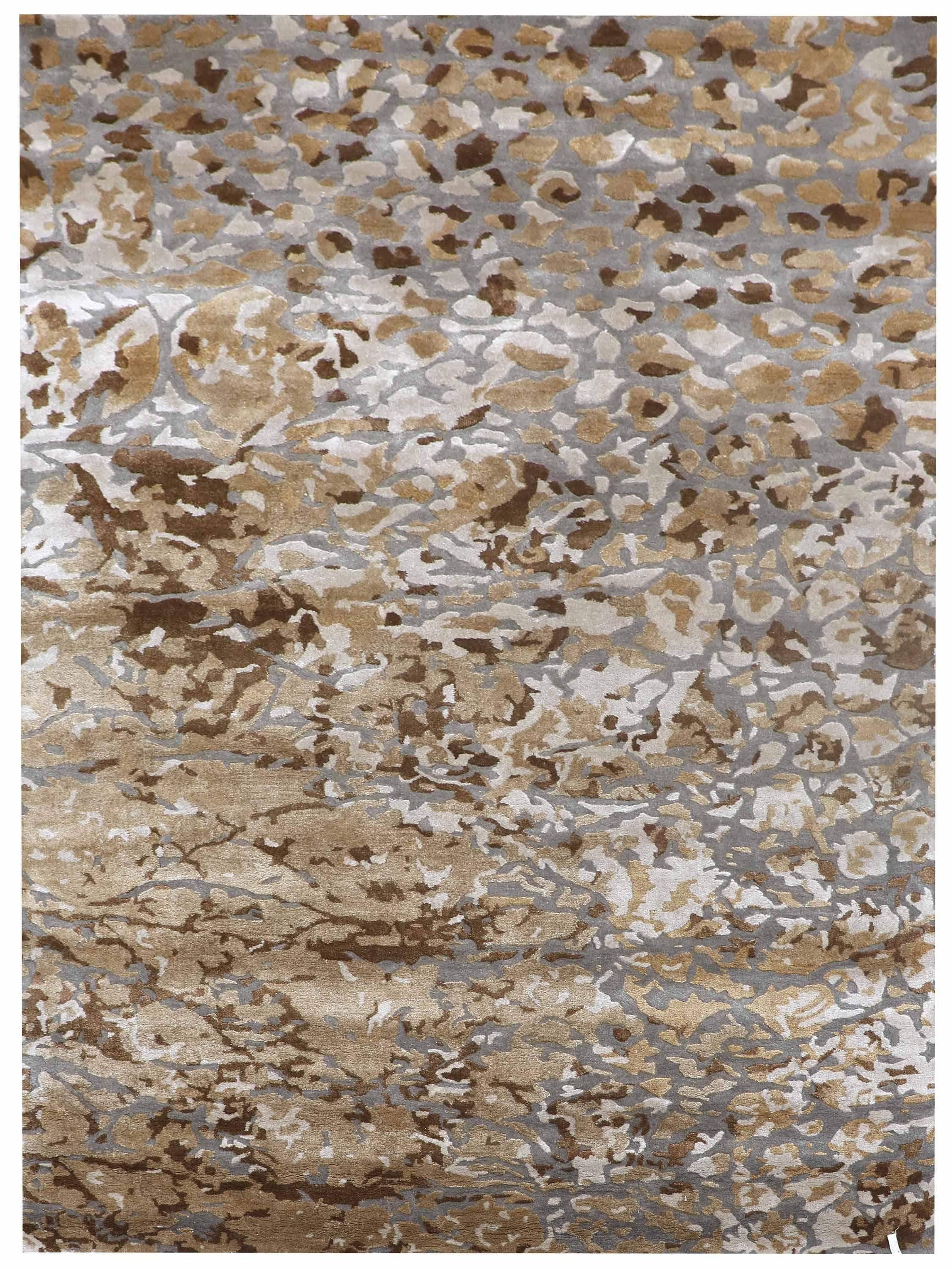 EARTHSCAPE | FT 5'6" x 8'6" | MODERN RUGS | BROWN COLOR - Luxurify