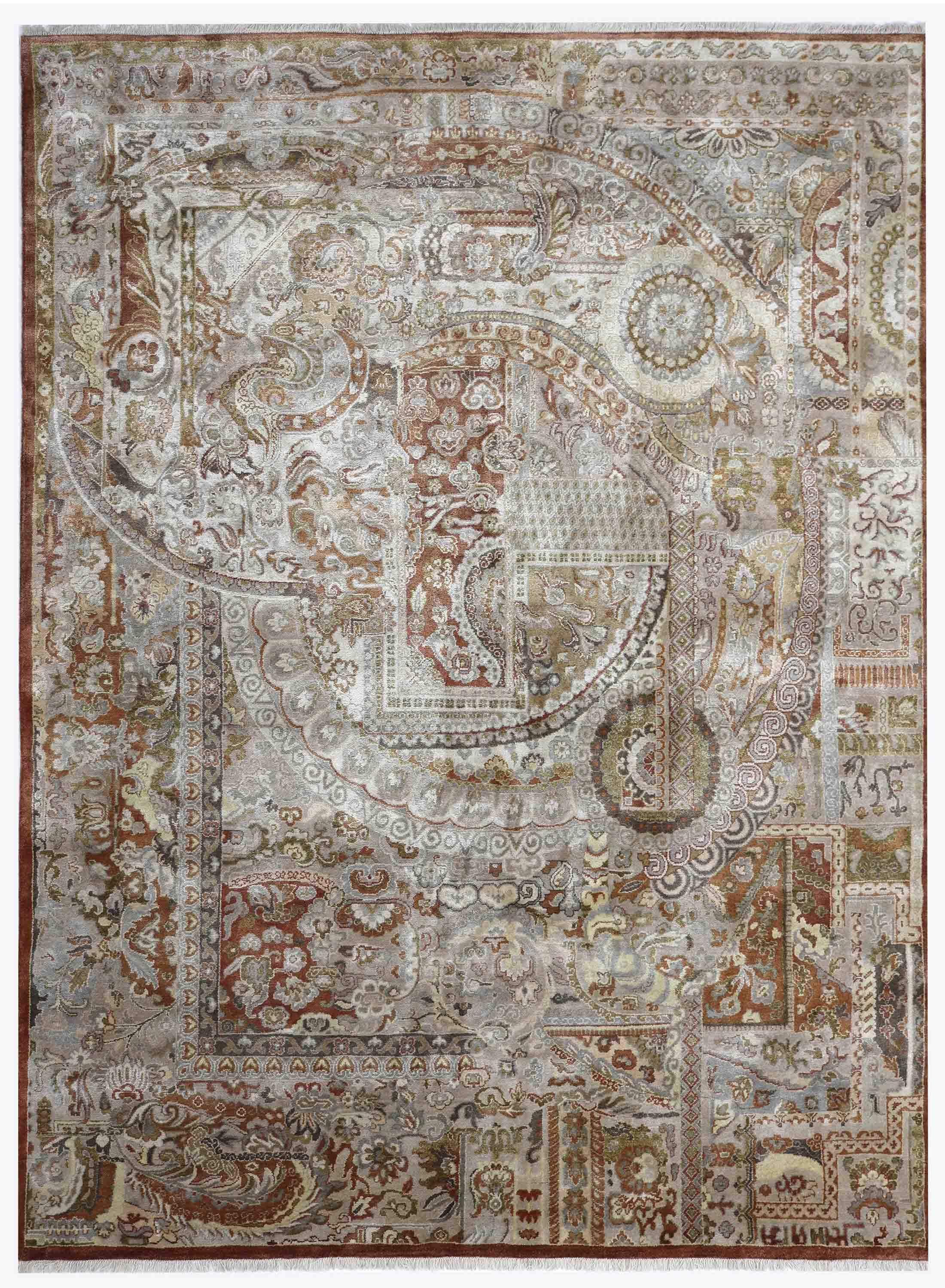 BAROQUE REVERIE | FT 8' X 10' | TRADITIONAL RUGS | MULTI COLOR - Luxurify