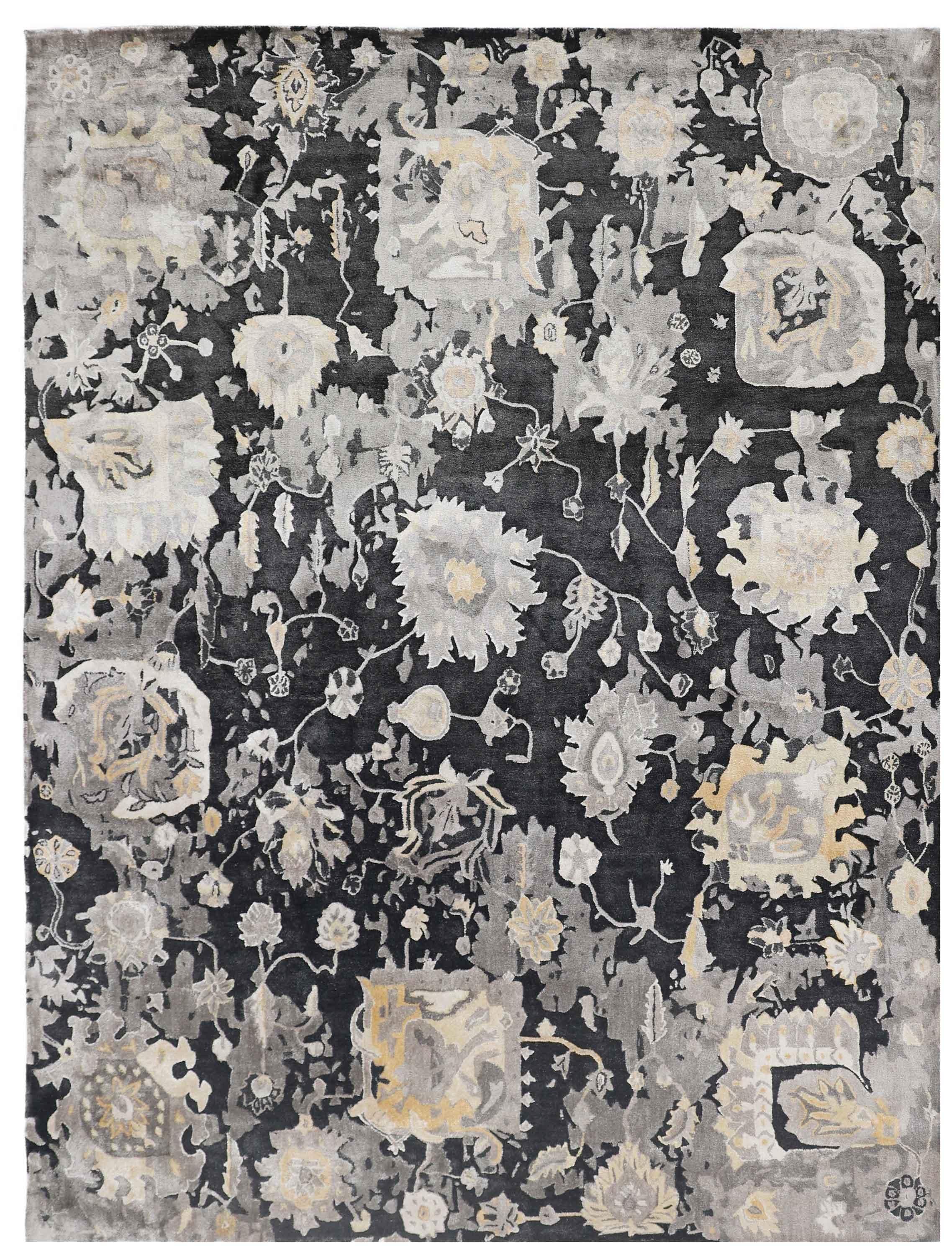 DARK BOTANICA | FT 6' X 9' | FT 8' X 10' | TRADITIONAL | MULTI COLOR - Luxurify