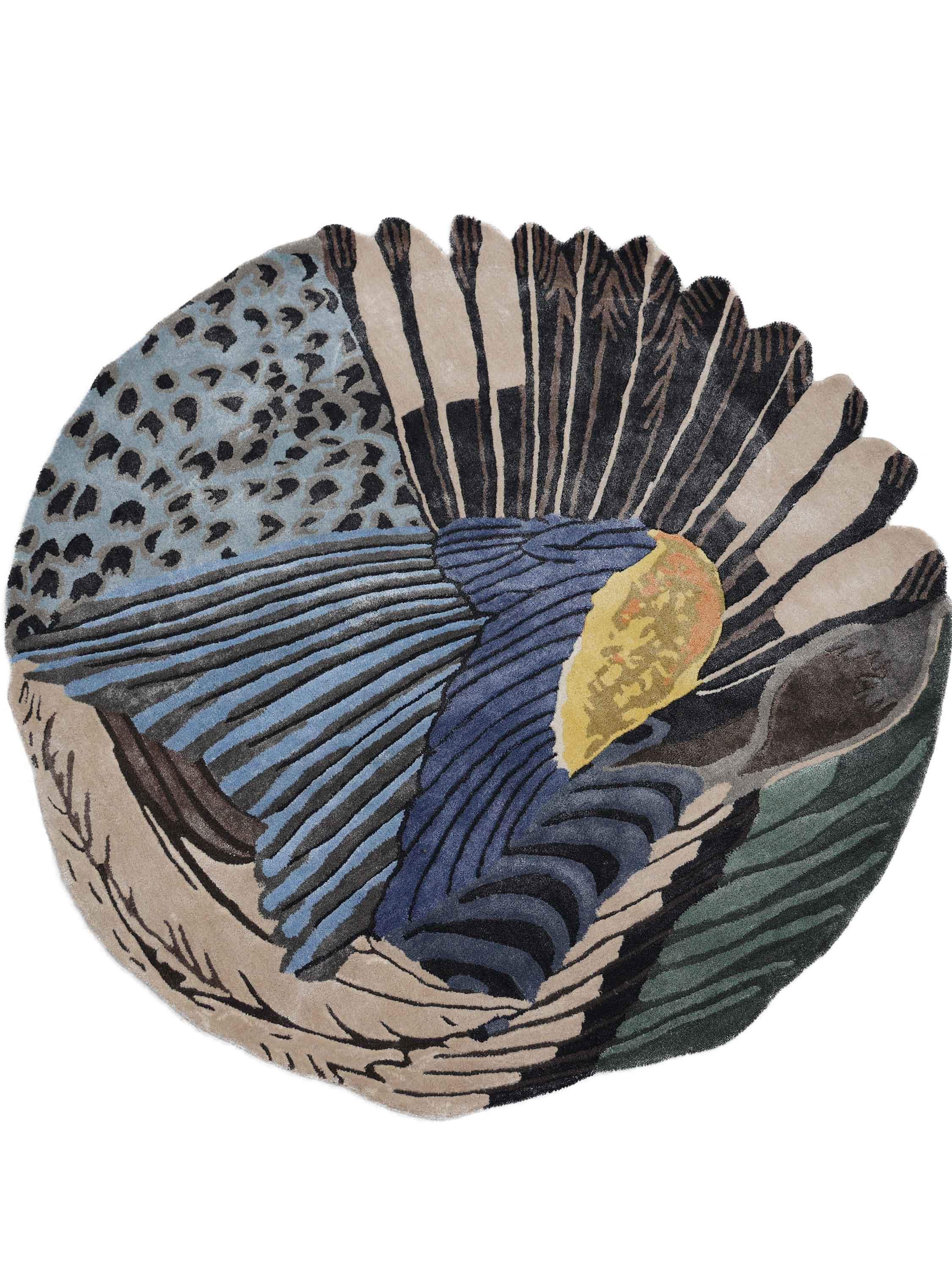 PEONIA | 5'0 FT ROUND | MODERN RUGS | MULTI COLOR - Luxurify