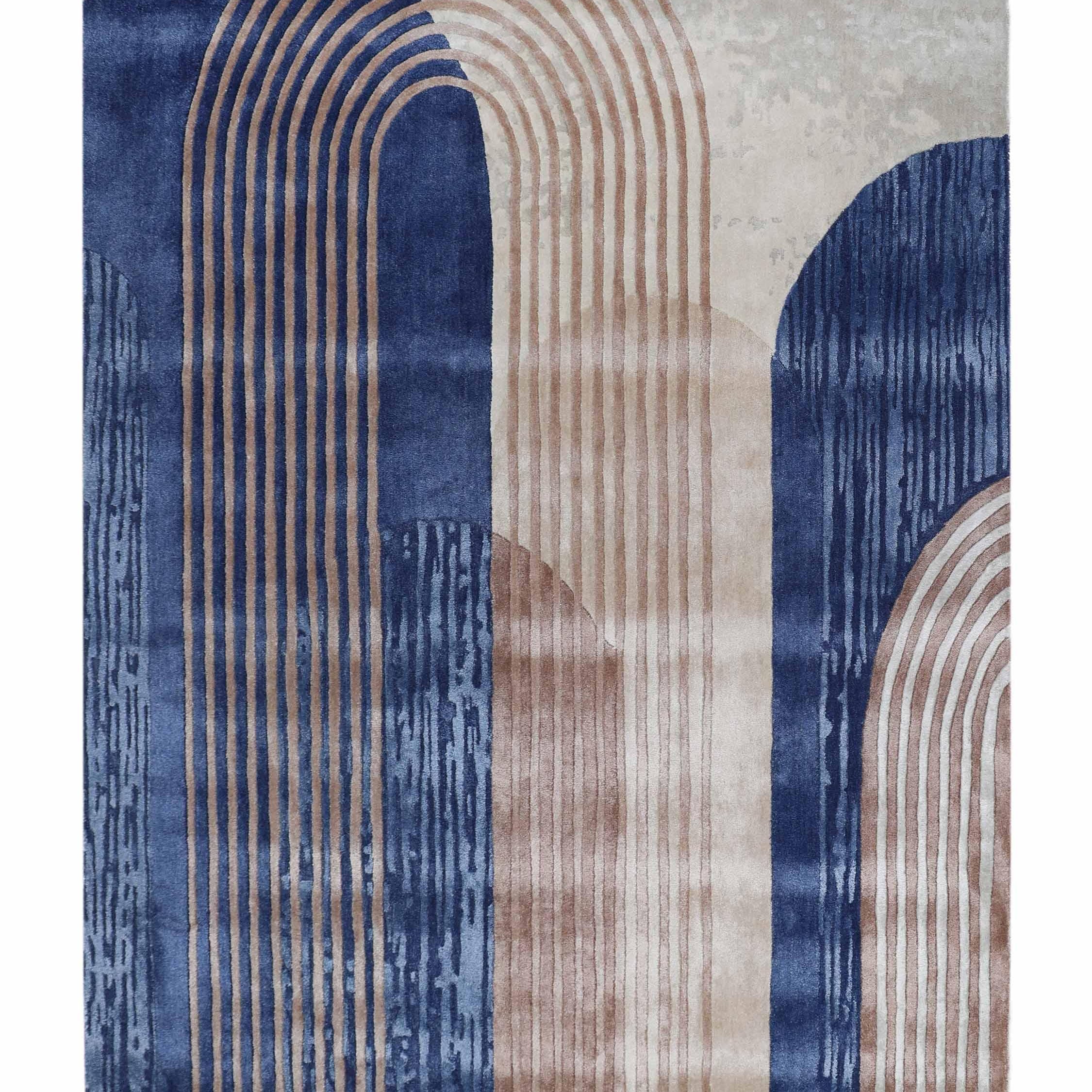LUNORE | FT 6' X 9' | MODERN RUGS | BLUE COLOR - Luxurify