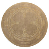 GOLDEN AUREOLE | FT 8' X 8' | TRADITIONAL RUGS | BEIGE COLOR